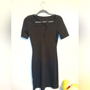 SHEIN Cut Out Criss Cross Bodycon Dress